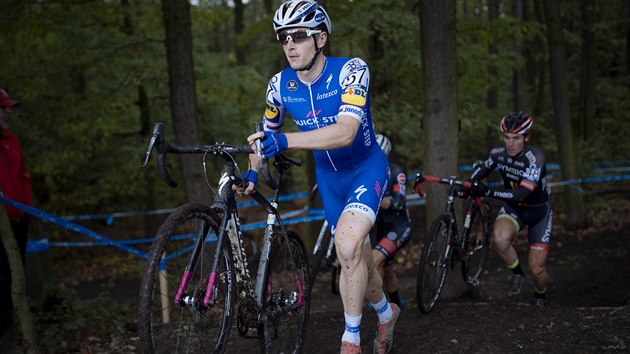 Petr Vakoč se zúčastnil druhého dílu národního cyklokrosového seriálu ToiToi Cupu v Jabkenicích.