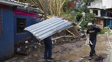 Tropická bouře Nate, která zasáhla Kostariku, Nikaraguu a Honduras, zesílila na...