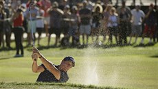 Phil Mickelson vyhrává na turnaji Safeway Open míek z píseného bunkeru.