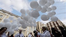 V Barcelon demonstranti ádali dialog mezi pedstaviteli panlska a...