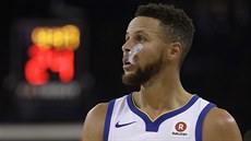 Stephen Curry v dresu Golden State Warriors