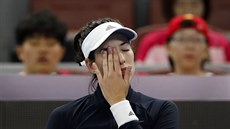 Garbie Muguruzaová musela utkání 1. kola na turnaji v Pekingu vzdát.