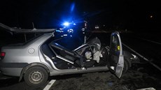 Dopravní nehoda mezi obcemi Meclov a Bezí na Domalicku.
