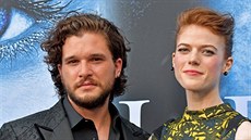 Kit Harington a Rose Leslie (Los Angeles, 12. ervence 2017)