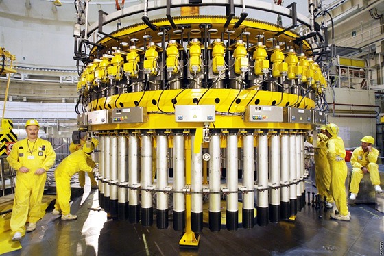 Kontrola reaktoru v jaderné elektrárn Temelín