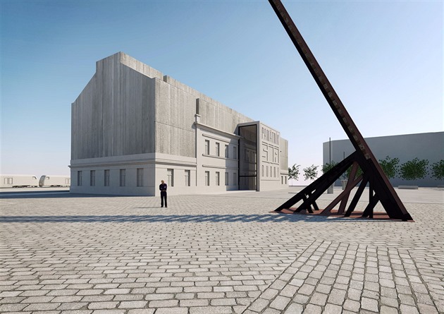 Vizualizace budoucí podoby Památníku ticha v pražských Bubnech