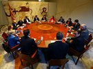 Jednání katalánské regionální vlády v Barcelon (10. íjna 2017)
