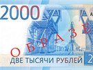 Nová dvoutisícová bankovka má na líci kosmodrom Vostonyj, na rubu je most ve...
