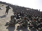 Cviení afghánské armády nedaleko Kábulu (17. íjna 2017)