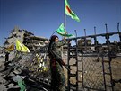 Arabsko-kurdské milice SDF dobyly z rukou bojovník Islámský stát msto Rakká...
