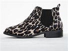Chelsea boty s leopardím vzorem.