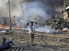 V Mogadiu dolo k nejtragitjímu útoku, jaký byl v Somálsku kdy spáchán....