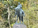 Pmo v Pibyslavi maj velkou jezdeckou sochu Jana iky, jejm autorem je...