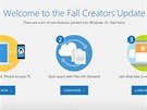 Microsoft vydal novou verzi Windows 10 s oznaením Fall Creators Update.