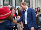 Princ Harry na charitativní akci na nádraí Paddington (Londýn, 16. íjna 2017)
