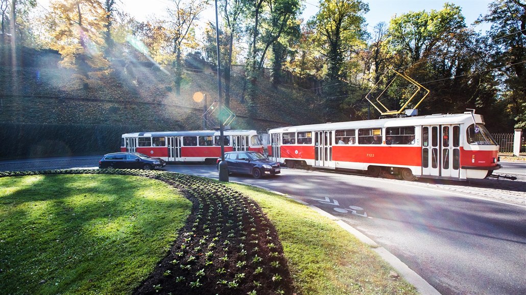Úzký prostor uvnit� Chotkovy zatá�ky u Pra�ského hradu by se mohl zastav�t...