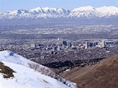 Pohled na msto Salt Lake City.