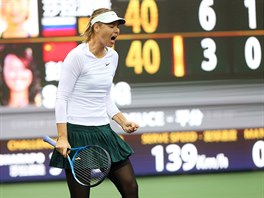 Maria arapovov slav v semifinle turnaje v Tchien-inu.