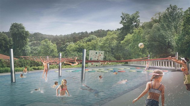 Na Riviéře, největším brněnském koupališti, právě probíhá kompletní přestavba bazénů.