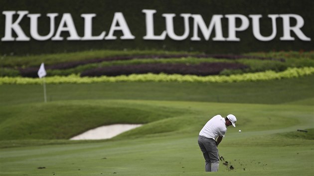 Keegan Bradley na turnaji CIMB Classic v Malajsii.