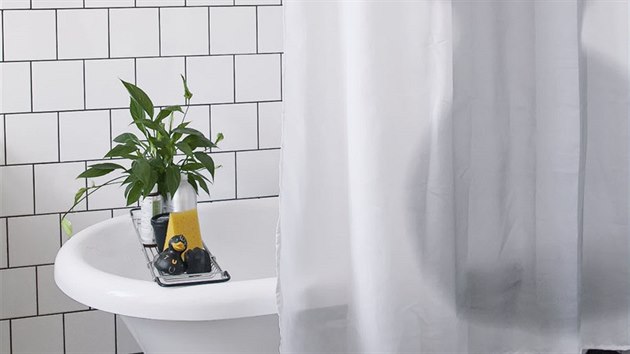 V dámské koupelně nesmí chybět romantická vana umístěná do prostoru.