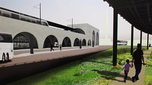 Studenti architektury z VUT Brno navrhli podobu dopravnho terminlu ve Dvoe Krlov nad Labem.