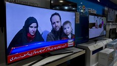 Manelé v televizním vysílání na pákistánském kanálu, který odvysílal zprávu o...