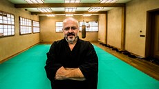 Zenbuddhistický mnich a učitel bojových umění Josef Mádl (13. října 2017)