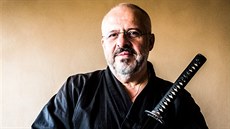 Zenbuddhistický mnich a učitel bojových umění Josef Mádl (13. října 2017)