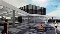Studenti architektury z VUT Brno navrhli podobu dopravního terminálu ve Dvoe...