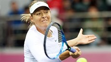 Maria arapovová returnuje v semifinále turnaje v Tchien-inu