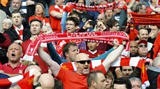 Fanouci Liverpoolu v akci