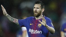 Barcelonský forvard Lionel Messi.