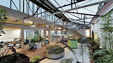 Velkoryse pojatý prostor má celkovou rozlohu dv st tyicet metr tvereních.