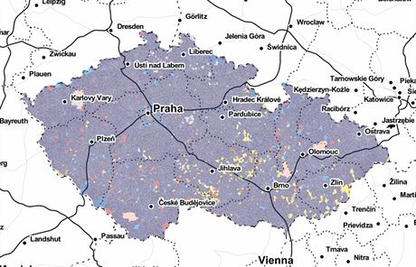 Interaktivn mapa volebnch vsledk