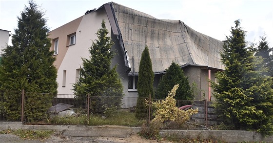 Ve Velkém Beranov na Jihlavsku vítr strhl nov opravenou stechu rodinného...