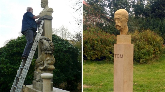 TGM ve Sloupu Slavnostní odhalení pomníku Tomáše Garrigua Masaryka proběhne...