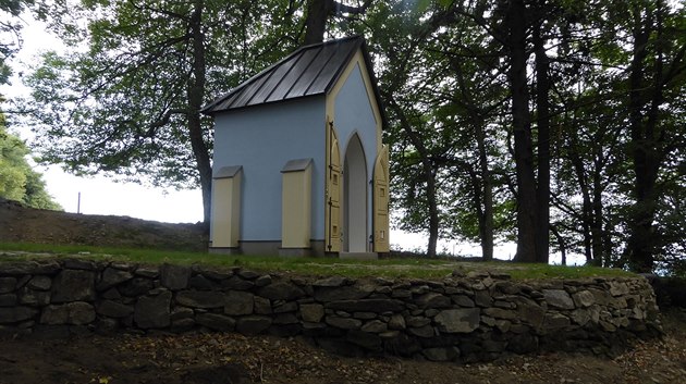 Kaple sv. Hildegardy nedaleko osady Horní Stakov na umav.