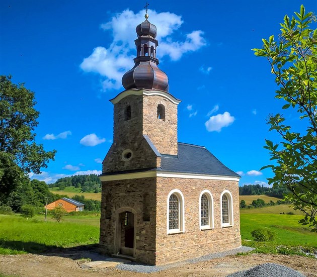 Zcela nová kaple ve Vatticích na Klatovsku.