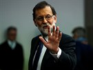 panlský premiér Mariano Rajoy oznámil ástené omezení katalánské autonomie...