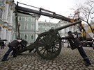 Petrohrad se chystá na stoleté výroí bolevické revoluce. (24. íjna 2017)