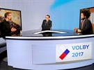 Frantiek Kopiva a Dominik Feri v diskusním poadu Rozstel (25. íjna 2017)