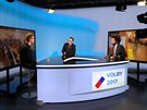 Frantiek Kopiva a Dominik Feri v diskusním poadu Rozstel (25. íjna 2017)
