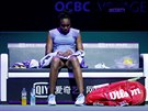 Tenistka Venus Williamsová v úvodním duelu s Karolínou Plíkovou na Turnaji...