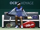 Tenistka Venus Williamsová se připravuje na finále Turnaje mistryň v Singapuru.