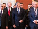 Prezident Milo Zeman na Hrad jmenoval osm nových generál (28. íjna 2017)