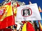 Demonstrace za jednotné Španělsko v Barceloně (29. října 2017)