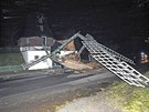 Následky boue v nmeckém Oldenswortu (29. íjna 2017)