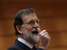 panlský premiér Mariano Rajoy vystoupil v Senátu (27. íjna 2017).