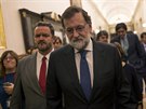 panlský premiér Mariano Rajoy vystoupil v Senátu (27. íjna 2017).